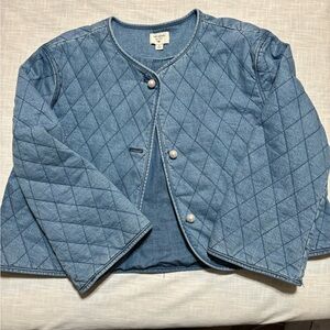 Kate Spade Quilted Blue Jacket